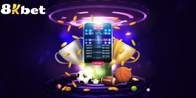 Giao diện nền tảng thể thao 8kbet cực kỳ hiện đại